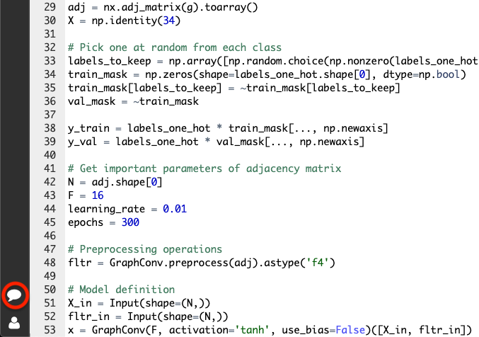 Feedback Button in lower right corner