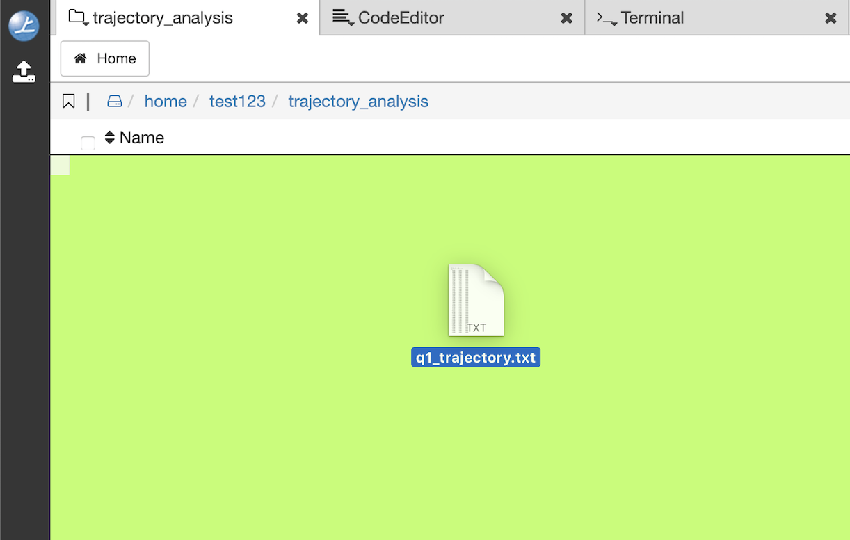Move your own files easily by drag and drop
