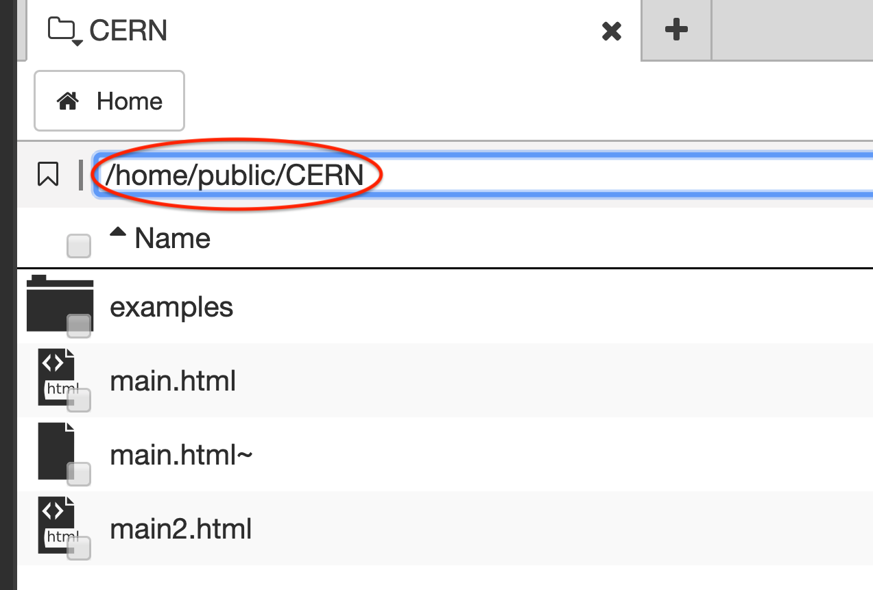 Edit the path manually for faster access